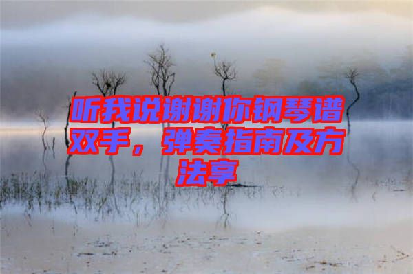 聽(tīng)我說(shuō)謝謝你鋼琴譜雙手，彈奏指南及方法享