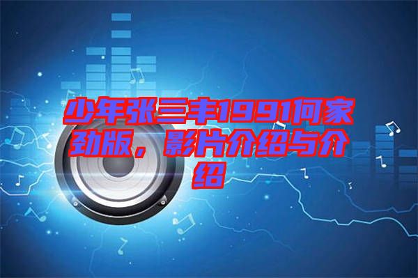 少年張三豐1991何家勁版，影片介紹與介紹