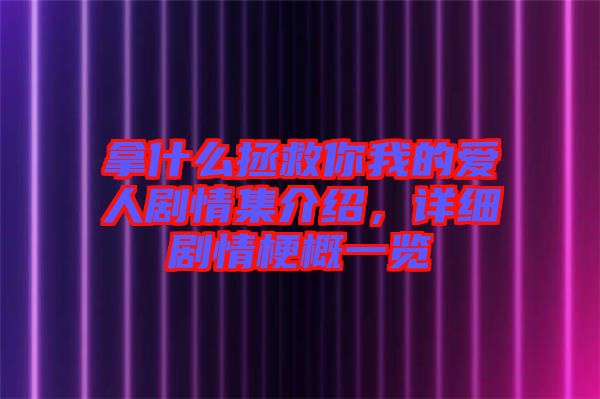 拿什么拯救你我的愛人劇情集介紹，詳細(xì)劇情梗概一覽