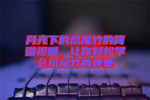 月光下的鳳尾竹的簡譜視唱，讓你輕松學(xué)會鳳尾竹的彈奏