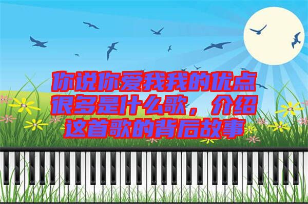 你說你愛我我的優(yōu)點很多是什么歌，介紹這首歌的背后故事
