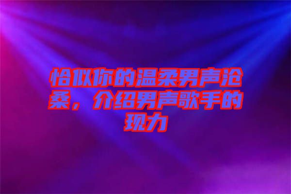 恰似你的溫柔男聲滄桑，介紹男聲歌手的現(xiàn)力