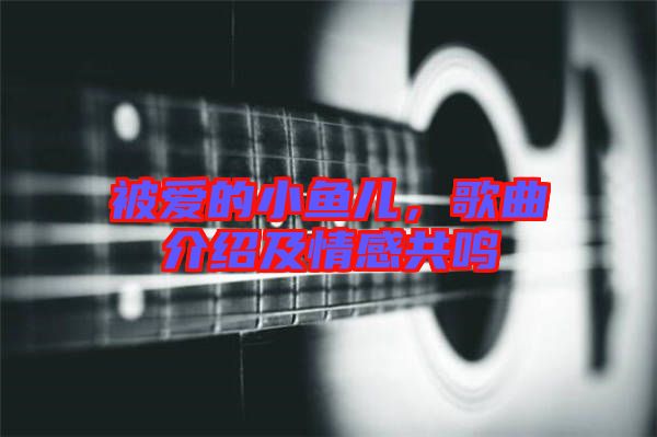 被愛的小魚兒，歌曲介紹及情感共鳴