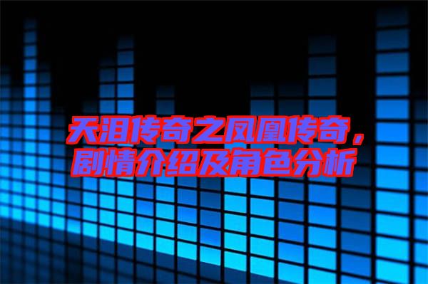 天淚傳奇之鳳凰傳奇，劇情介紹及角色分析