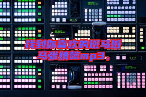 找到你喜歡的斑馬斑馬張婧懿mp3，