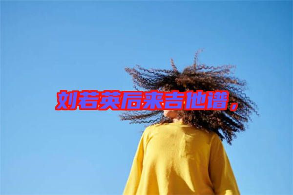 劉若英后來(lái)吉他譜，