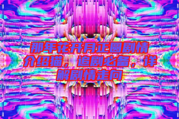 那年花開月正圓劇情介紹貓，追劇必備，詳解劇情走向