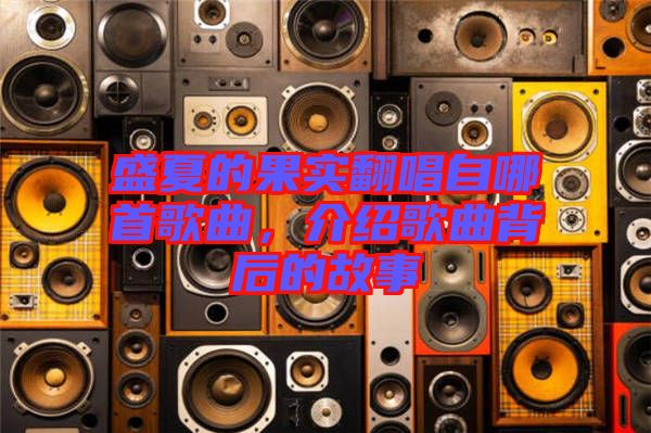 盛夏的果實翻唱自哪首歌曲，介紹歌曲背后的故事