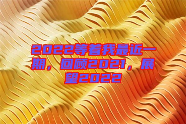 2022等著我最近一期，回顧2021，展望2022