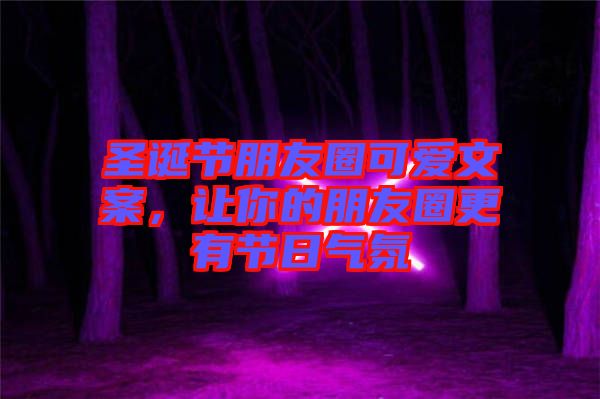 圣誕節(jié)朋友圈可愛(ài)文案，讓你的朋友圈更有節(jié)日氣氛