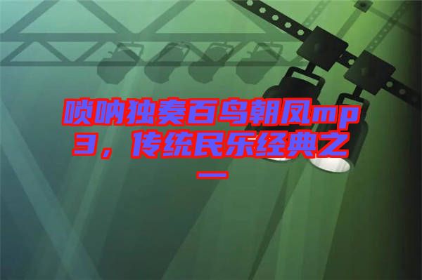 嗩吶獨(dú)奏百鳥朝鳳mp3，傳統(tǒng)民樂經(jīng)典之一