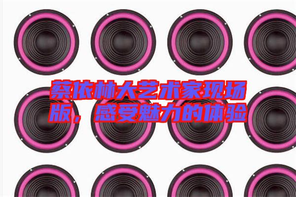 蔡依林大藝術(shù)家現(xiàn)場版，感受魅力的體驗(yàn)