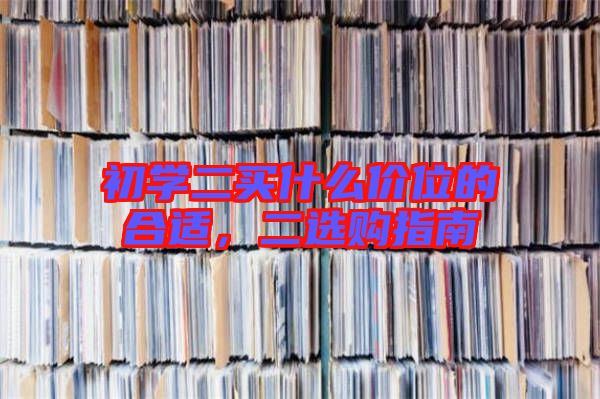 初學(xué)二買(mǎi)什么價(jià)位的合適，二選購(gòu)指南