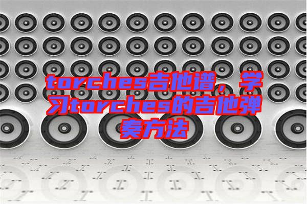 torches吉他譜，學(xué)習(xí)torches的吉他彈奏方法