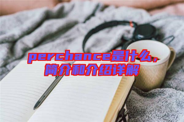 perchance是什么，簡(jiǎn)介和介紹詳解