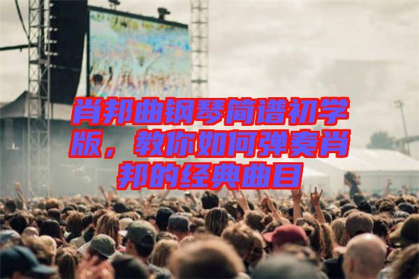 肖邦曲鋼琴簡(jiǎn)譜初學(xué)版，教你如何彈奏肖邦的經(jīng)典曲目