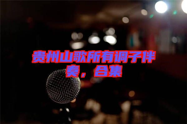 貴州山歌所有調(diào)子伴奏，合集