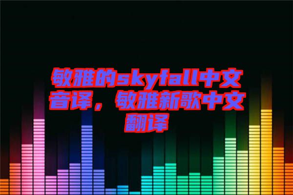 敏雅的skyfall中文音譯，敏雅新歌中文翻譯