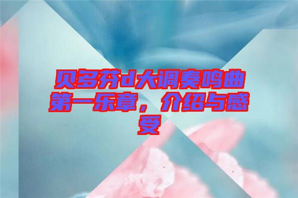 貝多芬d大調(diào)奏鳴曲第一樂章，介紹與感受