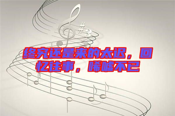 終究還是來的太遲，回憶往事，唏噓不已