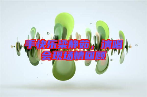 手快樂(lè)梁靜茹，演唱會(huì)現(xiàn)場(chǎng)精回顧