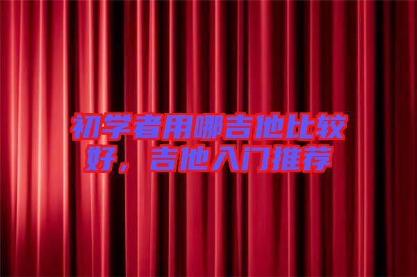 初學(xué)者用哪吉他比較好，吉他入門推薦