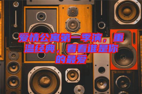 愛情公寓第一季演，重溫經(jīng)典，看看誰是你的最愛
