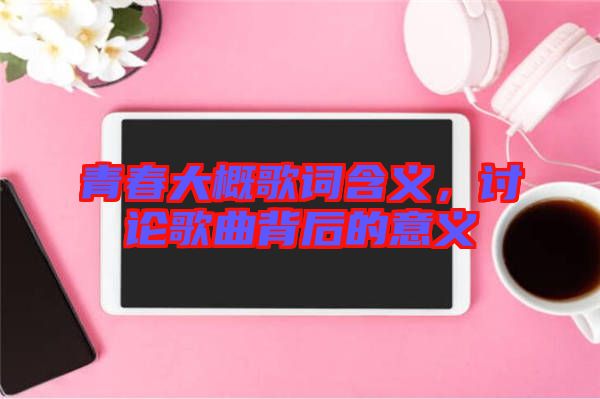 青春大概歌詞含義，討論歌曲背后的意義