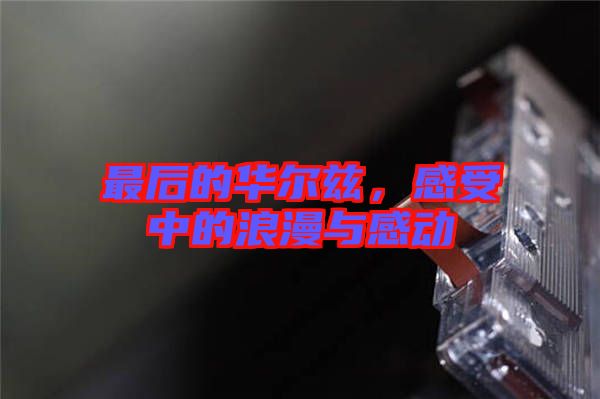 最后的華爾茲，感受中的浪漫與感動