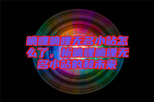 嘀哩嘀哩無名小站怎么了，析嘀哩嘀哩無名小站的和未來