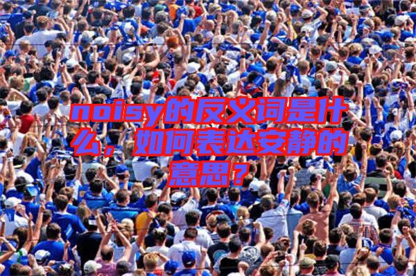 noisy的反義詞是什么，如何表達(dá)安靜的意思？