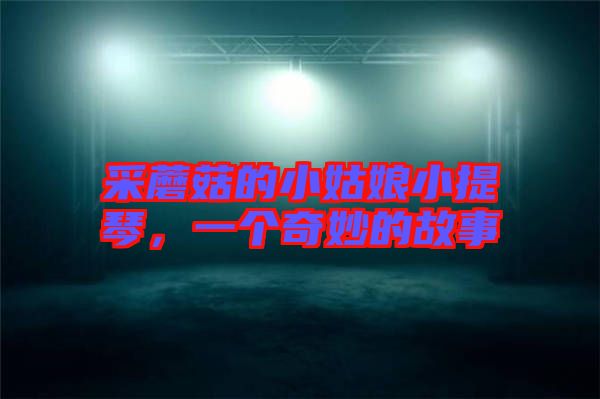 采蘑菇的小姑娘小提琴，一個(gè)奇妙的故事