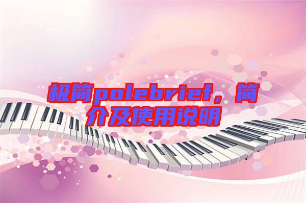 極簡polebrief，簡介及使用說明