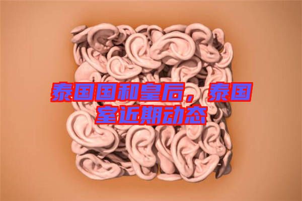 泰國國和皇后，泰國室近期動態(tài)