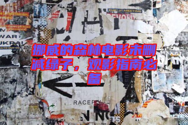 挪威的森林電影未刪減綠子，觀影指南必備