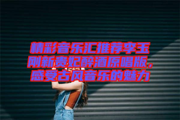 精彩音樂匯推薦李玉剛新貴妃醉酒原唱版，感受古風音樂的魅力