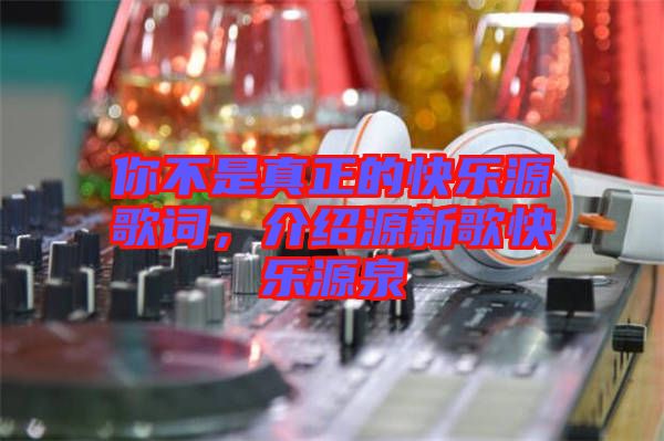 你不是真正的快樂源歌詞，介紹源新歌快樂源泉