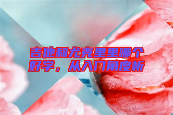 吉他和尤克里里哪個好學，從入門角度析