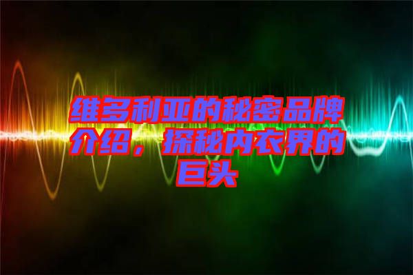 維多利亞的秘密品牌介紹，探秘內(nèi)衣界的巨頭