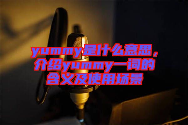 yummy是什么意思，介紹yummy一詞的含義及使用場景