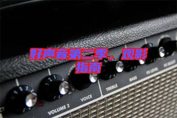 好聲音第二季，觀影指南