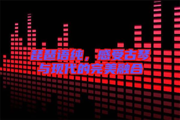 琵琶語純，感受古琴與現(xiàn)代的完美融合