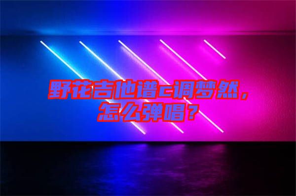 野花吉他譜c調(diào)夢然，怎么彈唱？