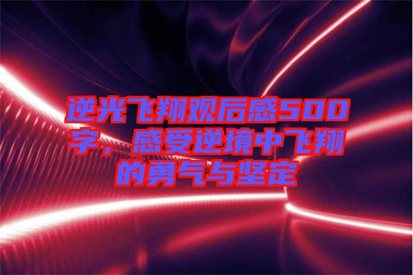 逆光飛翔觀(guān)后感500字，感受逆境中飛翔的勇氣與堅(jiān)定